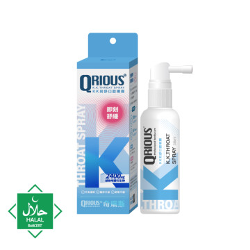 QRIOUS®奇瑞斯 紫錐菊KK刻舒口腔噴霧 水蜜桃風味(30ml/瓶)