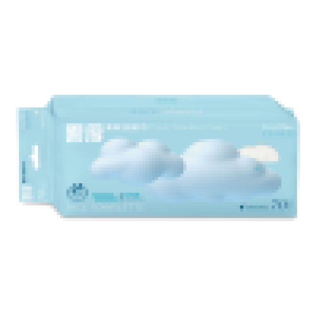 SmartWipes CLOUD雲厚柔軟洗臉巾70抽｜MIT台灣製｜100%植物纖維｜乾濕兩用｜加厚洗臉巾 ( 3包 / 組 )