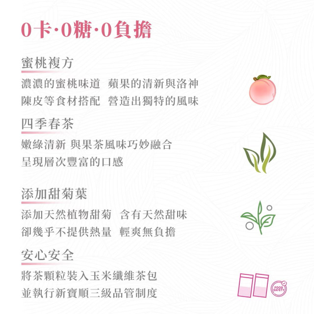 【快速冷泡】蜜桃輕茶_無糖卻會甜 (9入*3包)